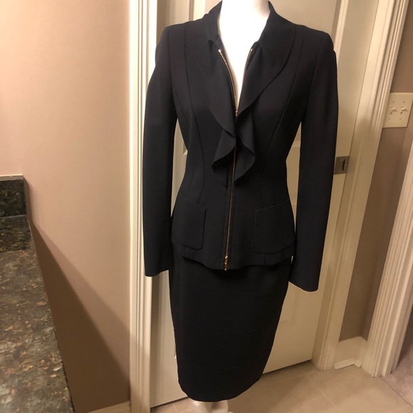 Escada Dresses & Skirts - Beautiful Navy Escada suit set